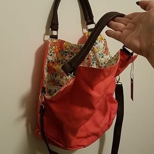 Under1Sky Convertible Purse Peachy Orange